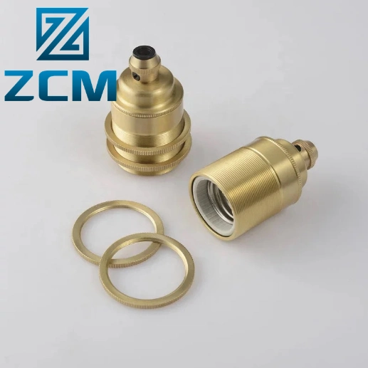 CNC Milling Turning Machining Custom Made Aluminum Titanium Stainless Steel Metal Brass Electric Lamps Lighting Fittings